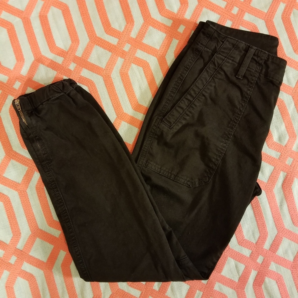 Vince | Elastic-Hem Patch-Front Utility Pants